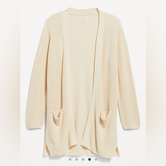 XXL Open-Front Longline Cardigan Sweater - Picture 3 of 9